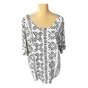 Dairi Fashion Boxy Top Art to Wear OS One Size Artsy
